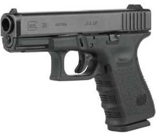 Glock Model 38 45 GAP Compact Fixed Sights 4.02" Barrel 8 Round Semi Automatic Pistol PI3850201